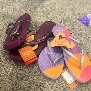 Havaiana Bundle 2 Pair Size 10 Brand NWT